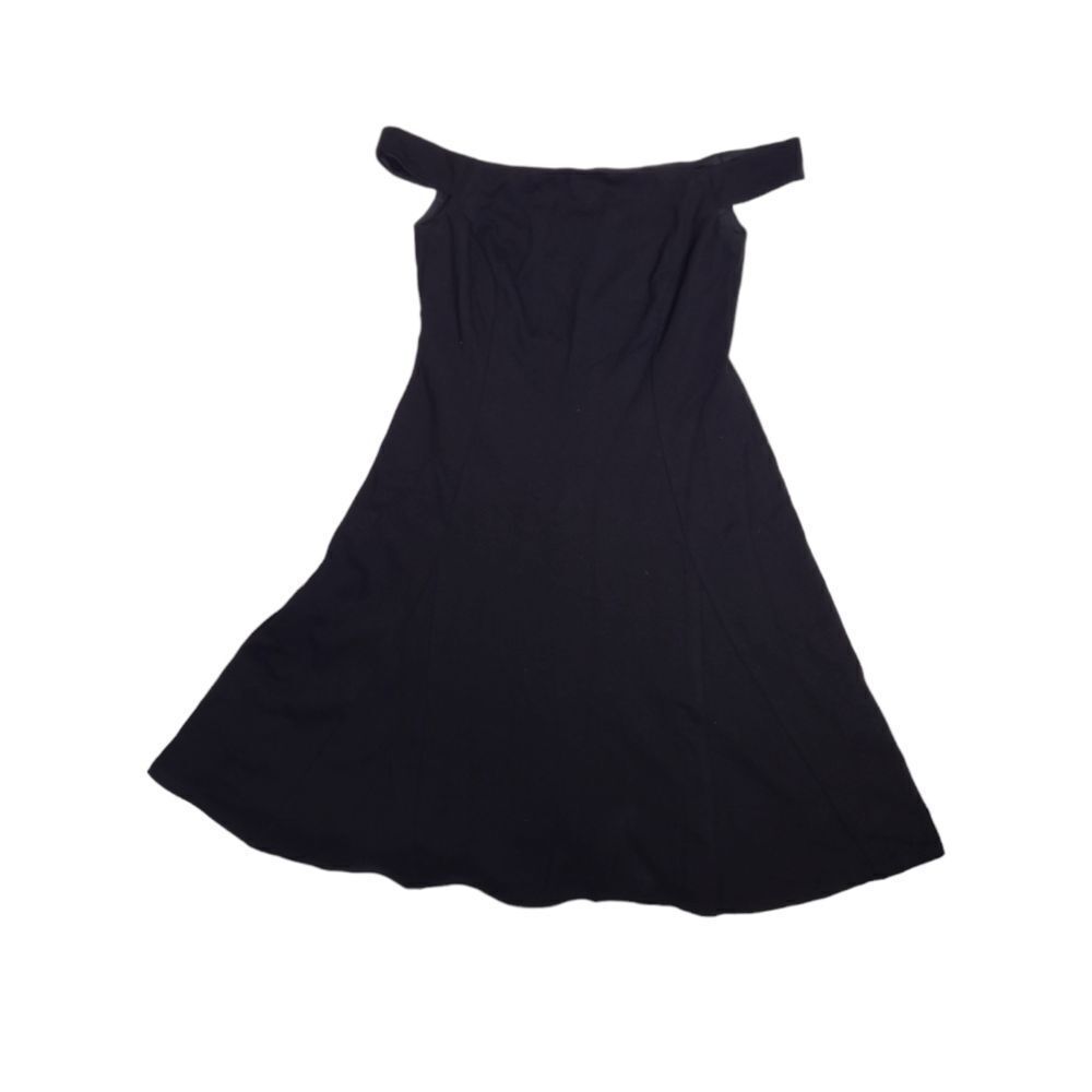 BAILEY‎ 44 black off shoulder cabana dress wedding guest LBD S
